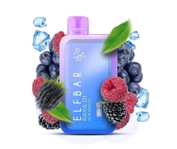 Elf Bar Raya D3 Blue Razz Ice – 25000